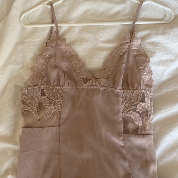 Honey Punch Embroidered Slip Dress with Slit - Picture 12 of 14